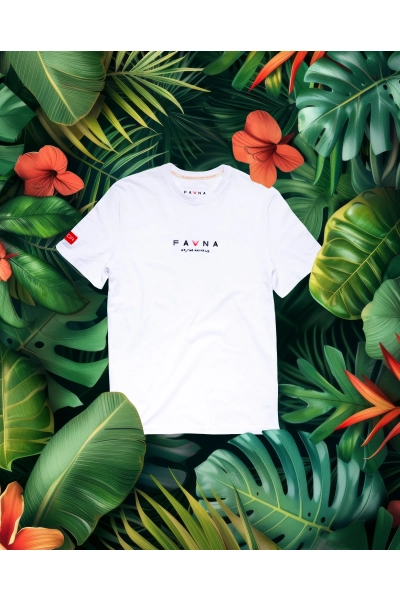 T-shirt męski Heroes  - biały